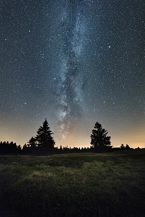 The Milky Way seen from the Vosges.